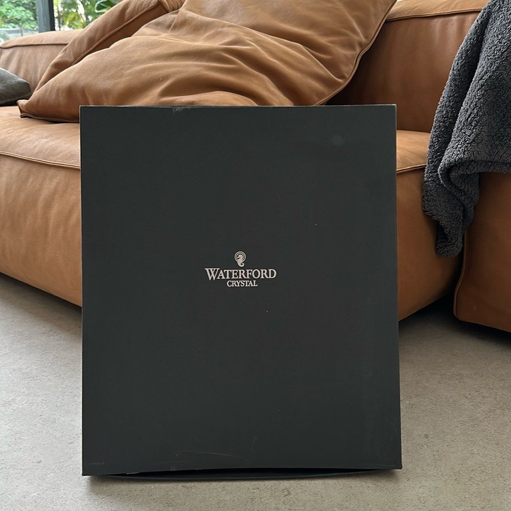 BRAND NEW Waterford Crystal Wedding Photo Frame in box. 8” x 10”.